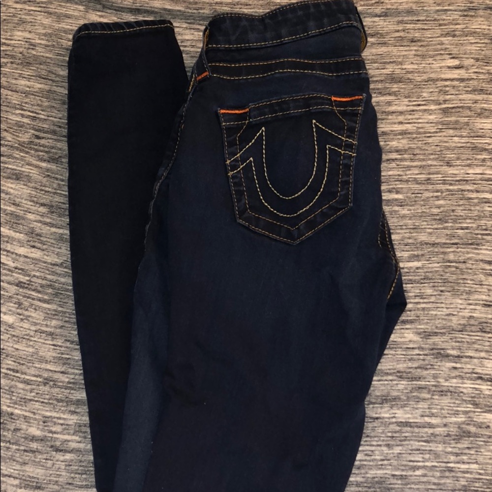 True religion curvy skinny stretch jeans